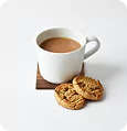 Latte con galleta